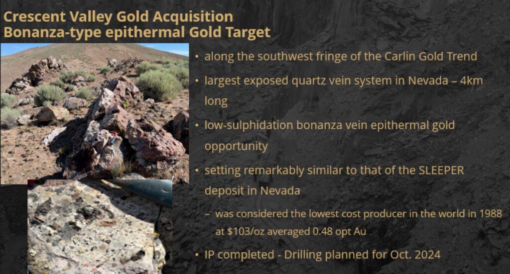 Crescent Valley Gold Project